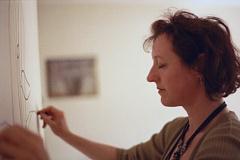 mit der Form sp�ren