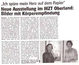 Kreisbote Weilheim - Ich sp�re mein Herz auf dem Papier