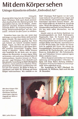 Landsberger Tagblatt - Mit dem K�rper sehen