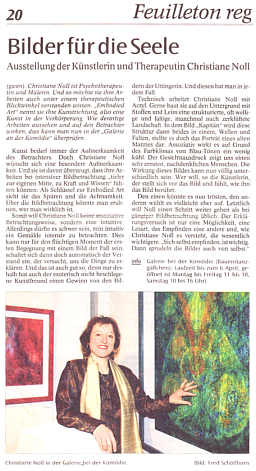 Augsburger Allgemeine - Bilder f�r die Seele